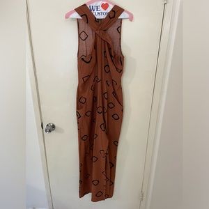 Anthropologie patterned jumpsuit, size 6 (like new)